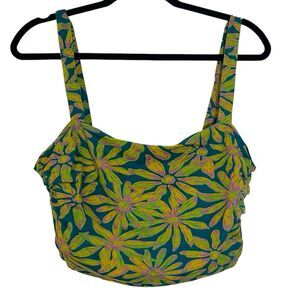 Free People All Tied Up Tank Tropical Combo Womens Size Medium